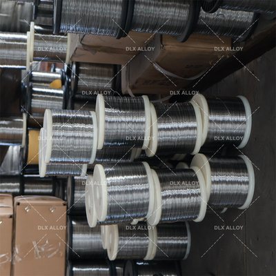 Prezzo buon Ni60Cr15 filo nichromato resistente al riscaldamento con temperatura di lavoro di 1150°C resistenza alla trazione di 637MPA e allungamento ≥ 20% in linea