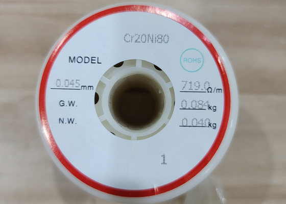 Prezzo buon Riscaldamento elettrico del cavo del nicromo di Ni80 Cr20ni80 resistente in linea