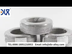 Temperatura Inconel 625 filo di resistenza isolante con texture di superficie opaca 1,6 mm 2 mm